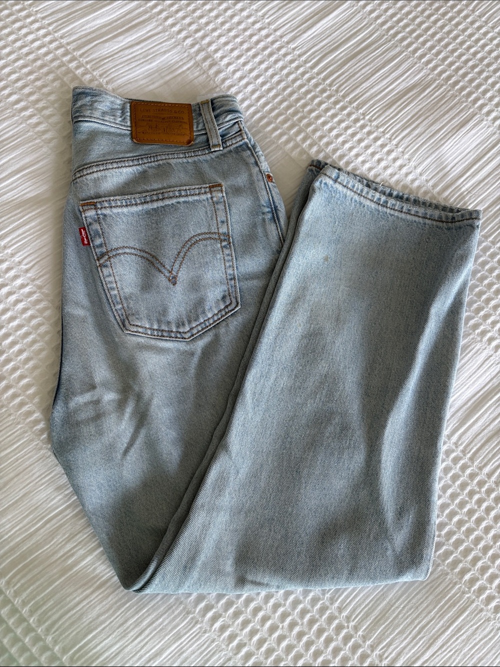 Levi's Pale Blue Women Straight Jeans